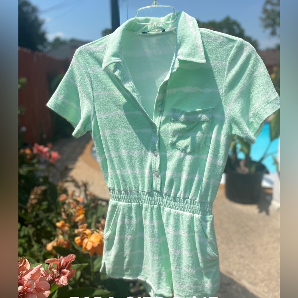 Zara size small terry cloth striped. Great condition.